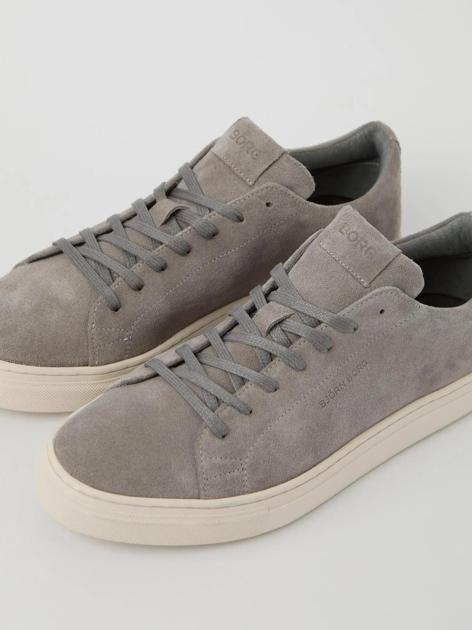 bjorn_borg CLASSIC SU - Ténis homem, LIGHT GREY - WHITE 3/4
