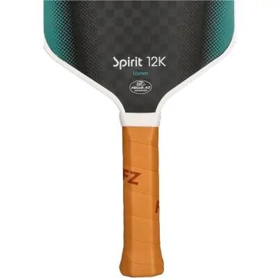 FZ FORZA Spirit 12K Pickleball in graphite – 1001 Black 2/6