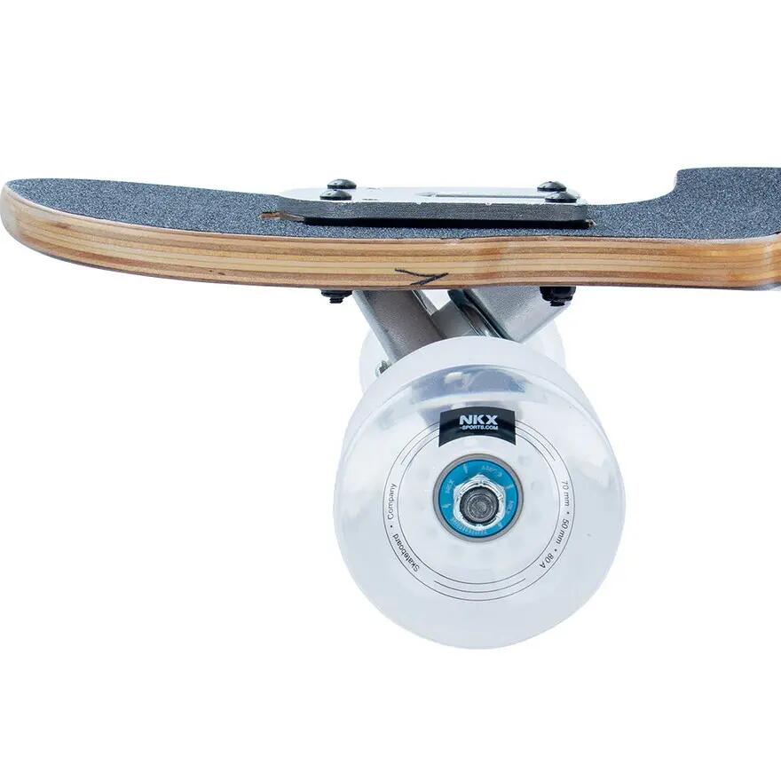 Longboard City Action, walnuß/blau 2/3