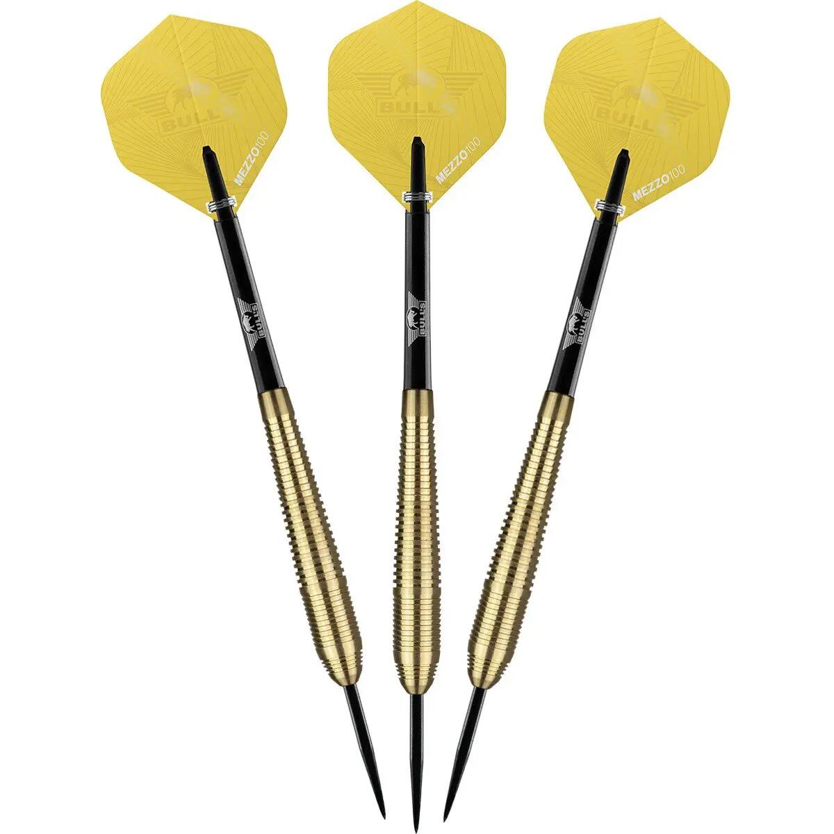 Charge Yellow Brass Dartpijlen 3/5