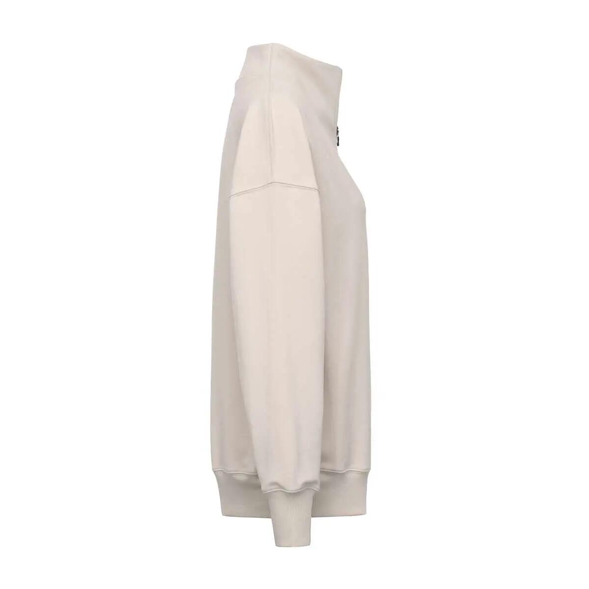 forro polar - sportswear - mujer - oversize, cremallera - beige 7/7