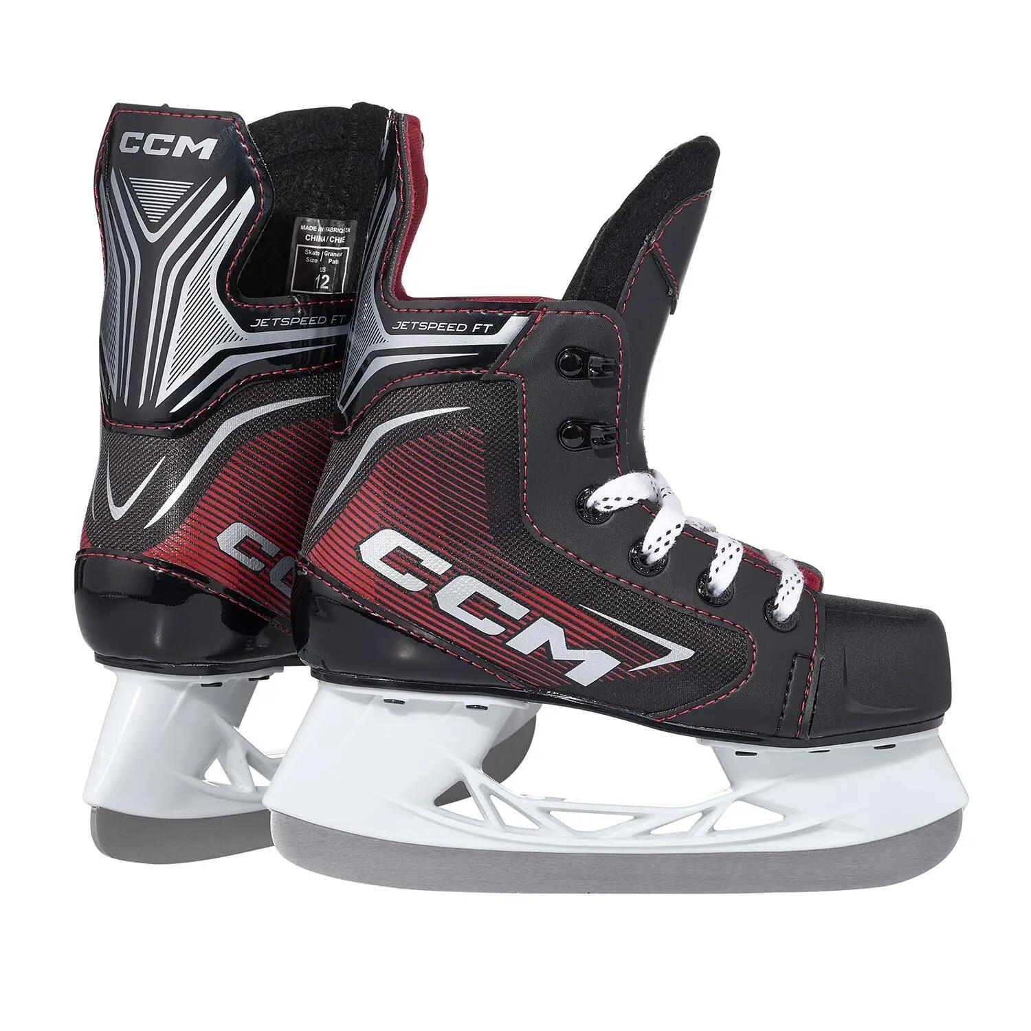 Patins Jetspeed FT - Petits enfants - Noir - Rouge 6/7