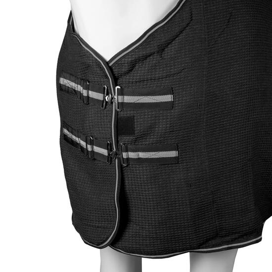 COPERTA COOLER IN COTONE A TRAMA A NIDO D'APE