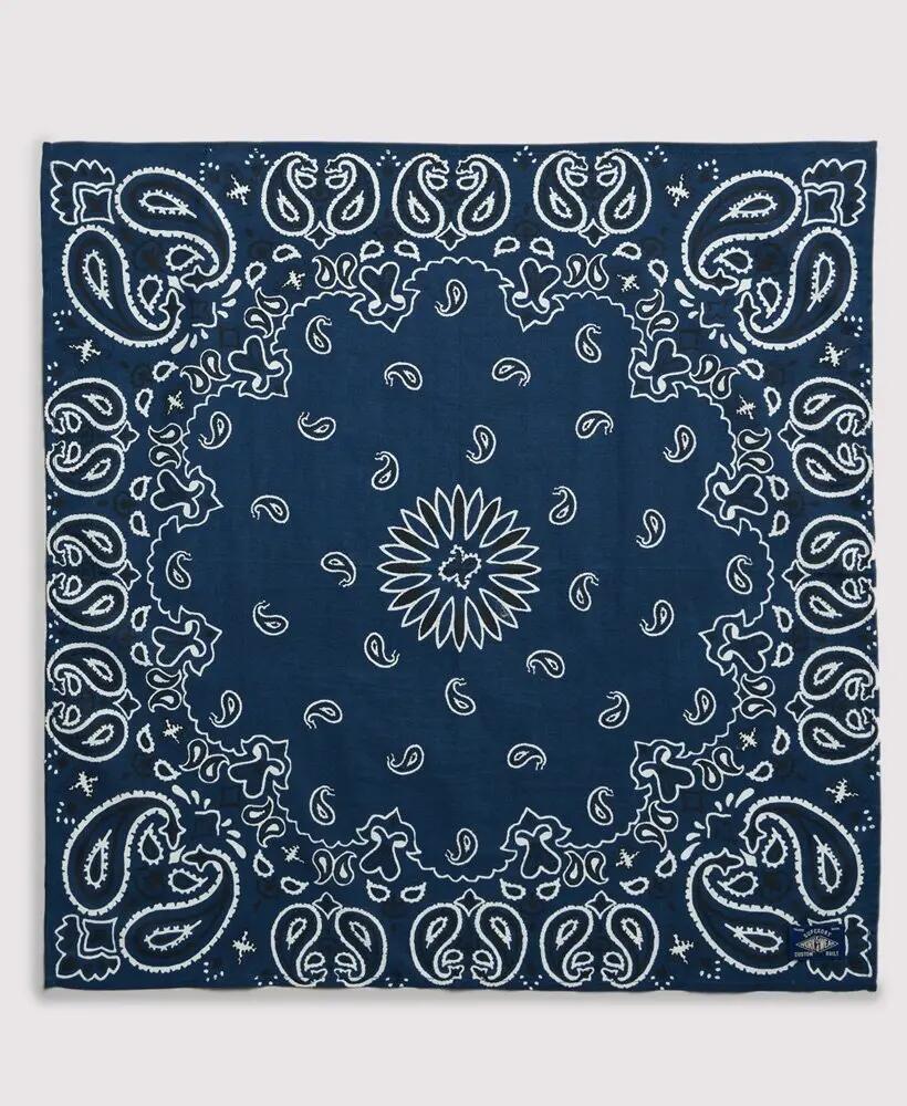 superdry GWP Bandana en coton imprimé – Bleu – BLUE 3/3