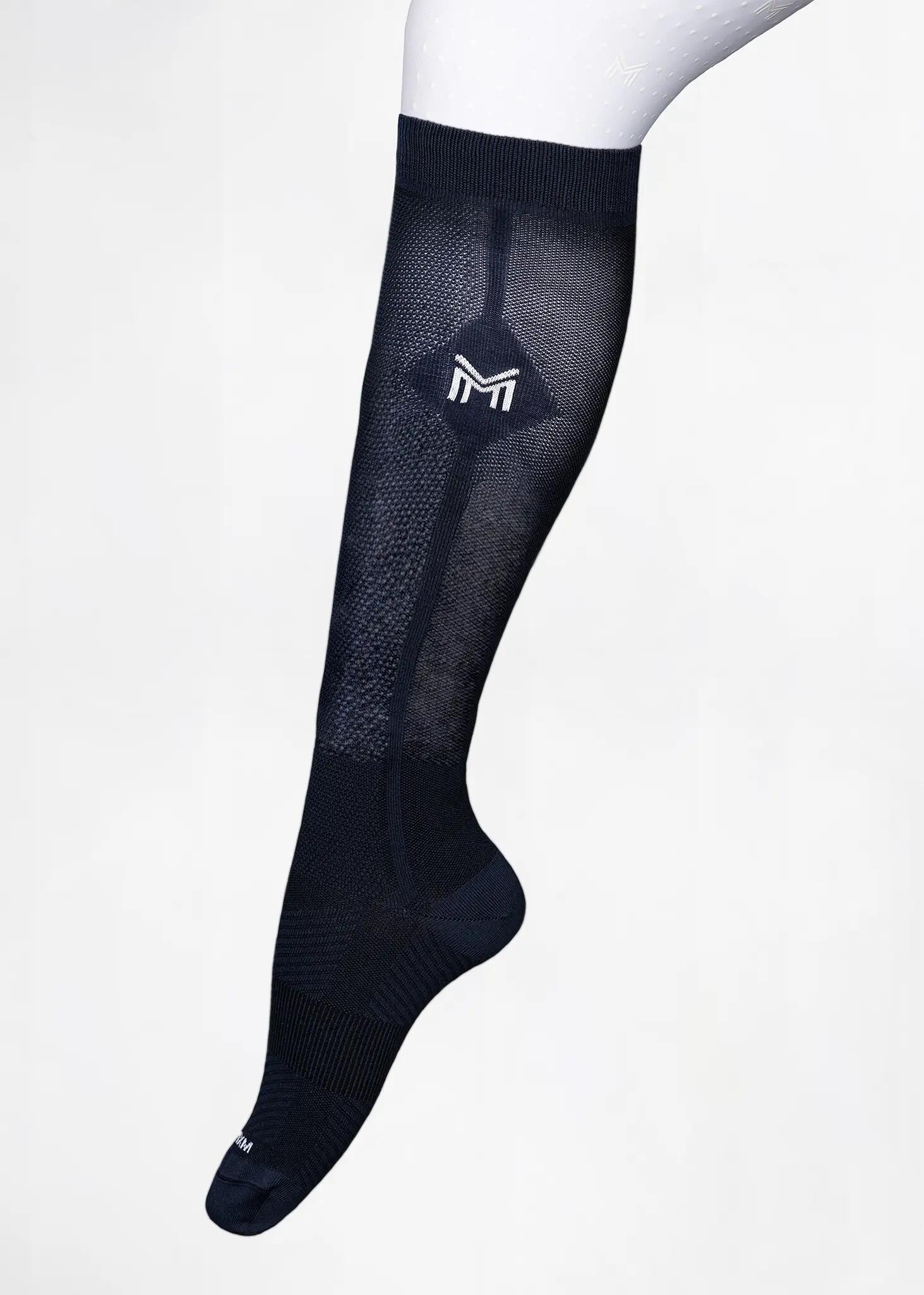 Calcetines Equitación Unisex Maximilian Neo Marino 3/4