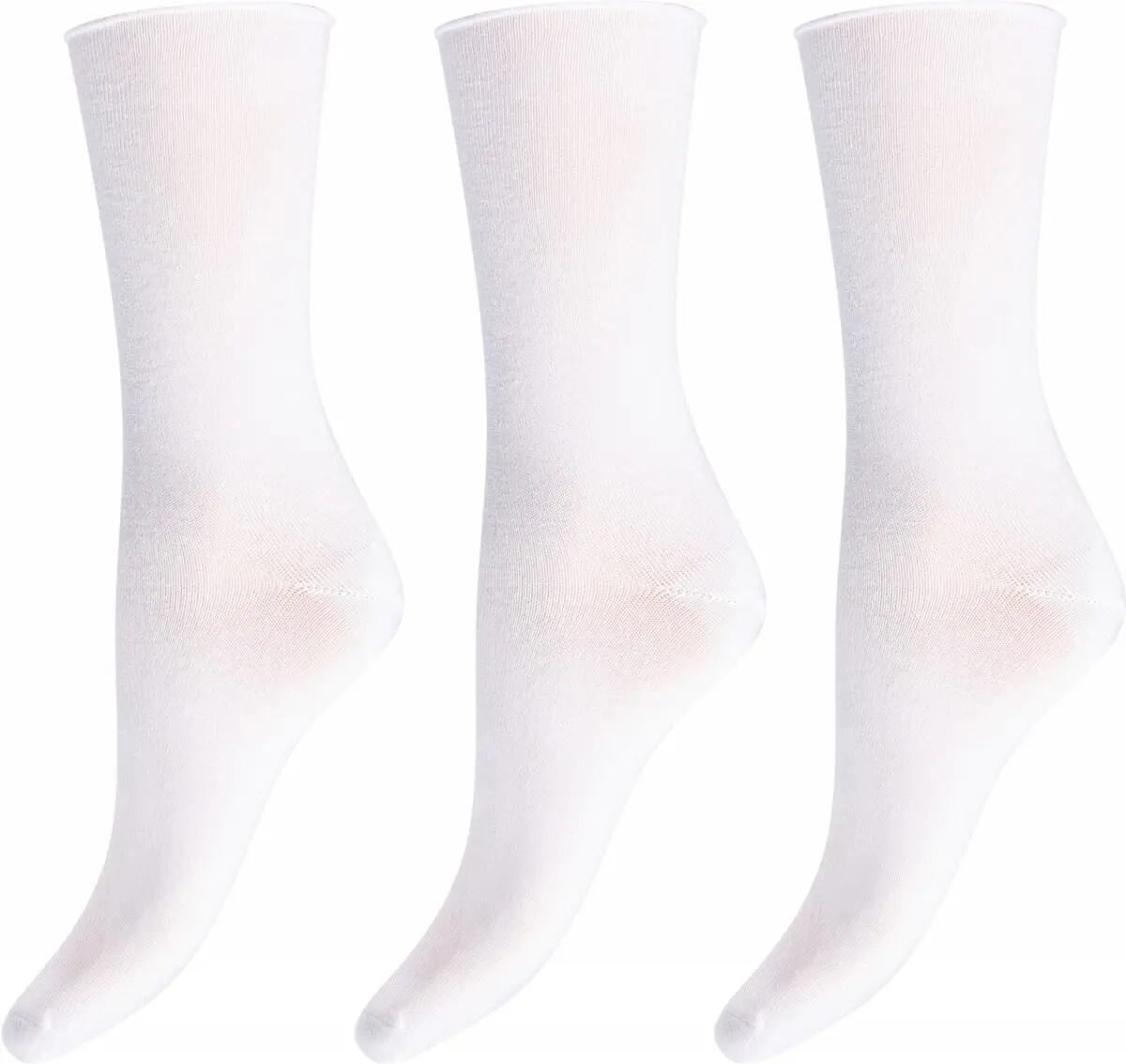decoy Knöchelsocken Bambus 3er-Pack – WHITE (1200) 3/4