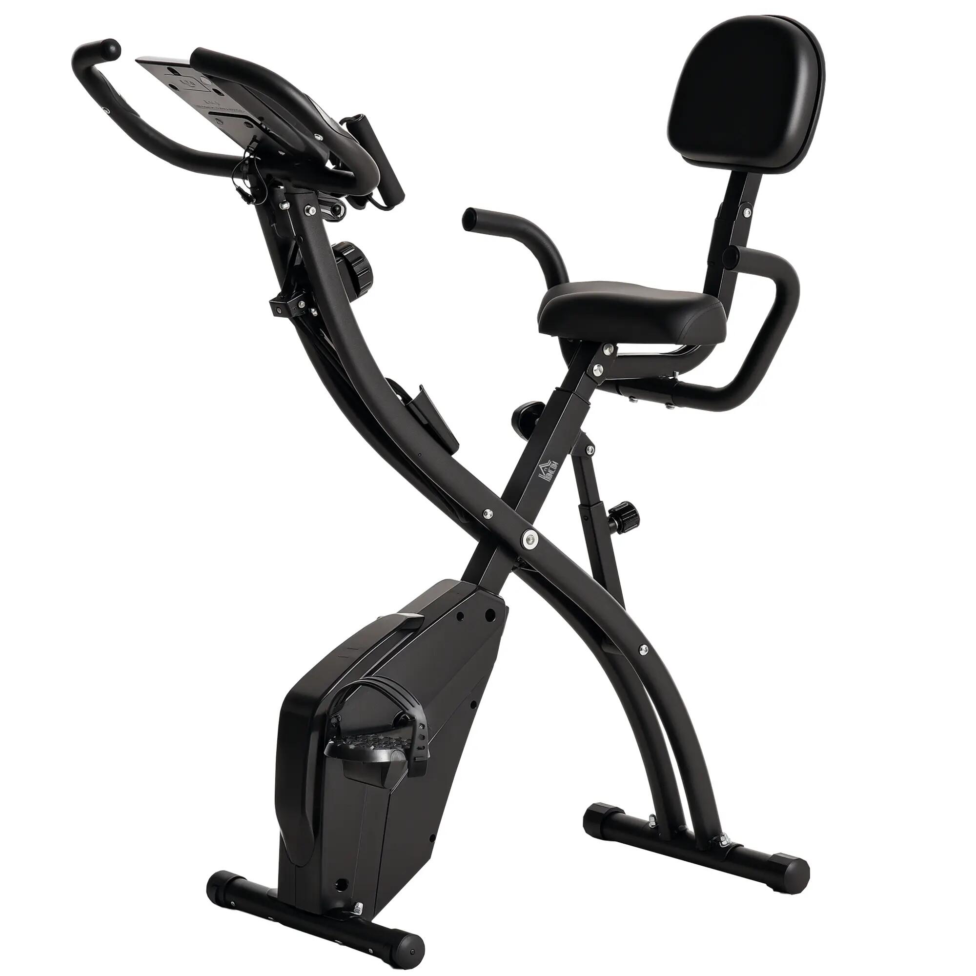 Vélo d'appartement pliable avec réglage en hauteur, résistance magnétique 1/9