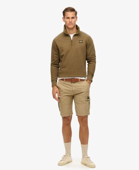 superdry Parachute Cargo Shorts en ripstop 100% coton – SAND