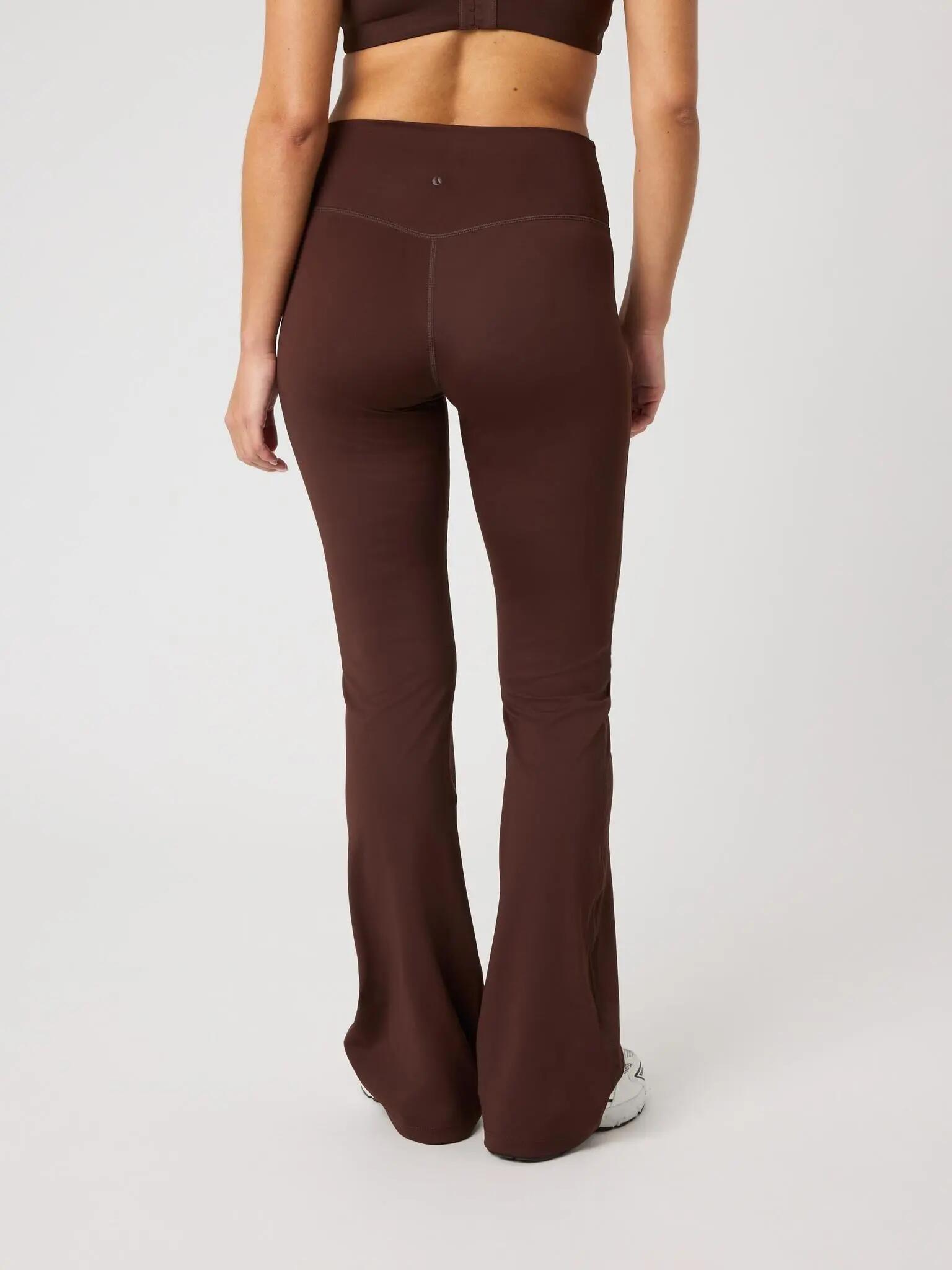 bjorn_borg BORG FLARE TIGHTS REGULAR en polyester recyclé – COFFEE BEAN 2/5
