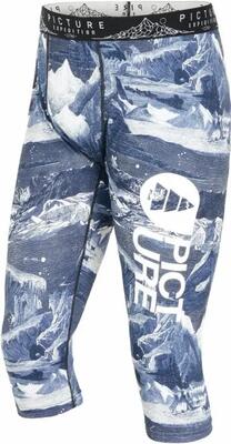 Broek - sportkleding - volwassenen - isac 3/4 broek - gedrukt, denim blue