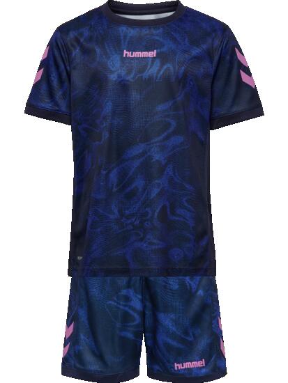 hummel Set football graphique en polyester recyclé pour enfants –