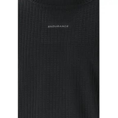 endurance Midlayer Ketsana M in 93% poliestere e 7% elastan – 1001 Black 3/4