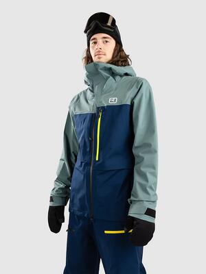 Jas - outdoor - heren - 3l ravine shell jacket - deep-ocean
