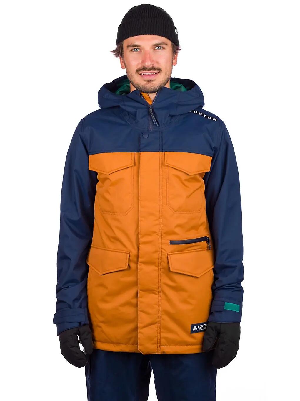 Veste - sportswear - homme - manches longues, col zippé - cuivre brun 1/1