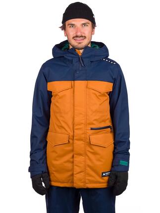 Veste - sportswear - homme - manches longues, col zippé - cuivre brun