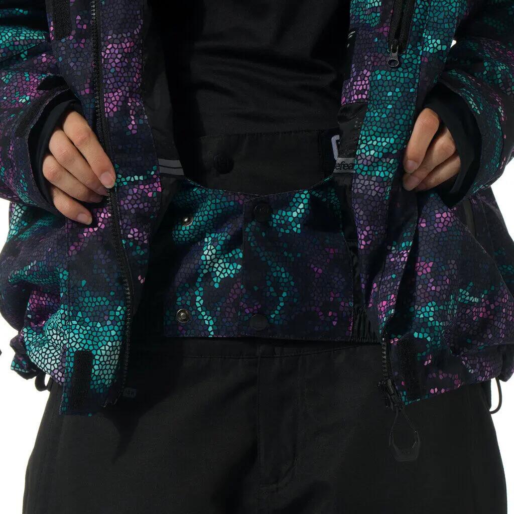 Jas - Paardrijden - Dames - Nala - waterafstotend, capuchon, gewatteerd - Paars 7/7