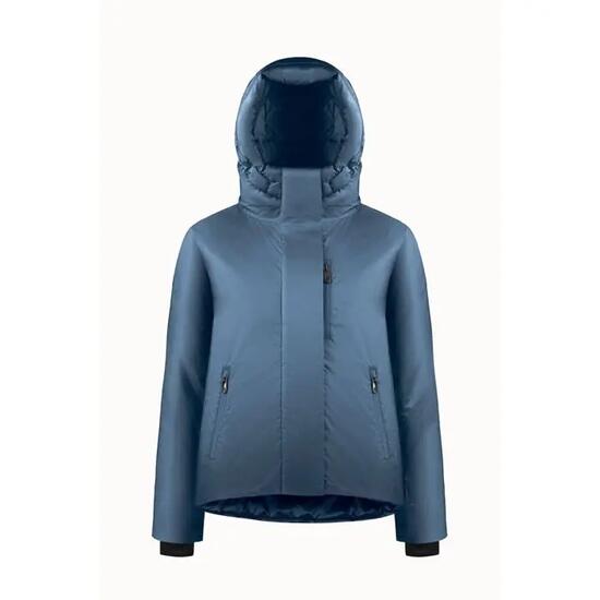 Veste de ski/snow - Ski - Femme - Irisée, Col montant - Clara - Bleu