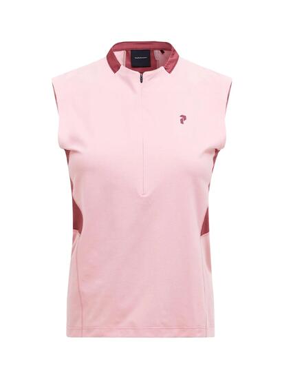 Polo sans manches - sportswear - Femme - MountainBreath - rose perle