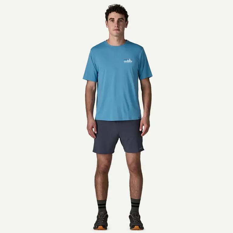 T‑shirt - Sportswear - Man - Cool Daily - Ademend, regular fit - Blauw denim 3/6