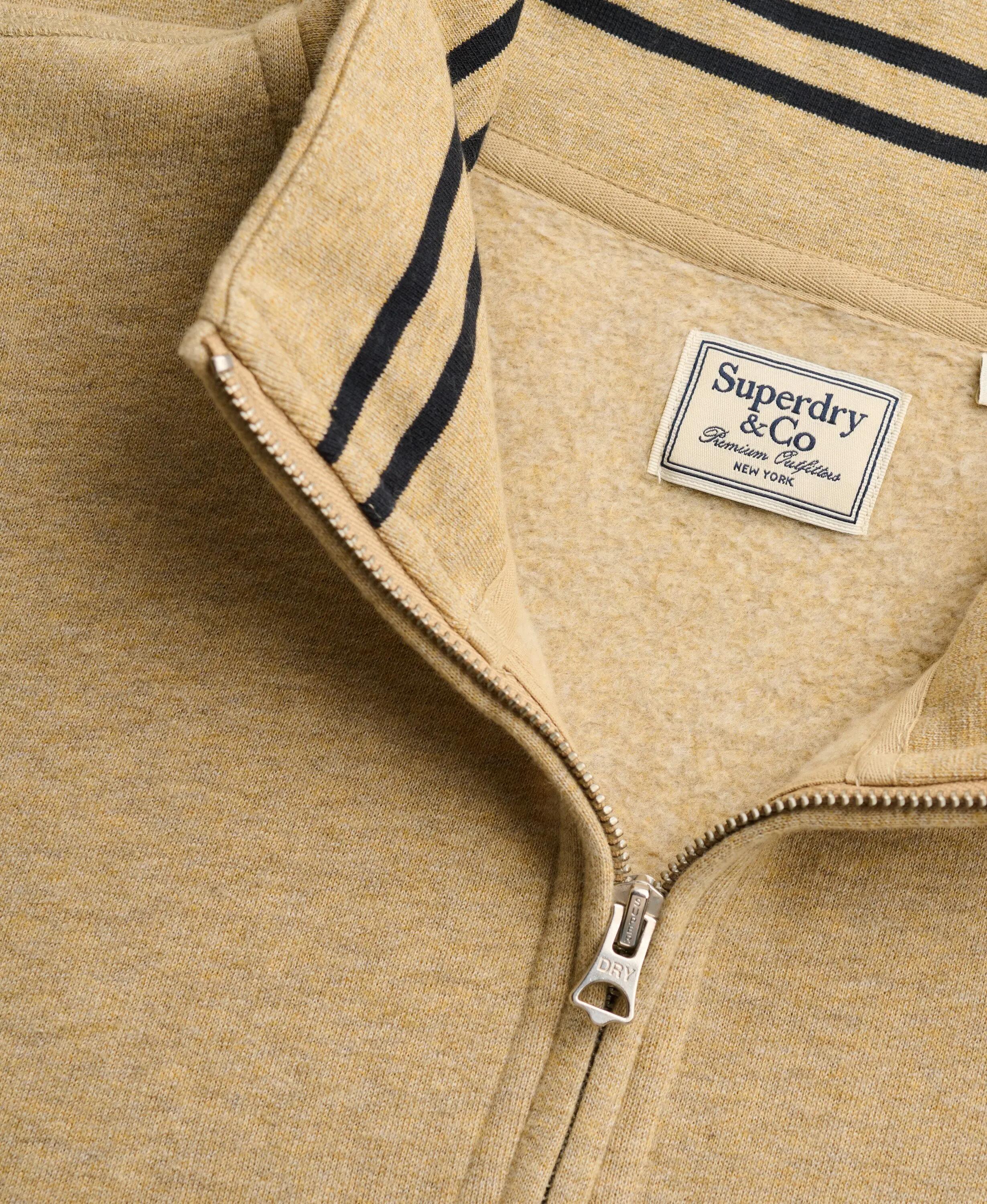 superdry Essential Serif Logo Half Zip Sweater van gerecycled materiaal – 6/7