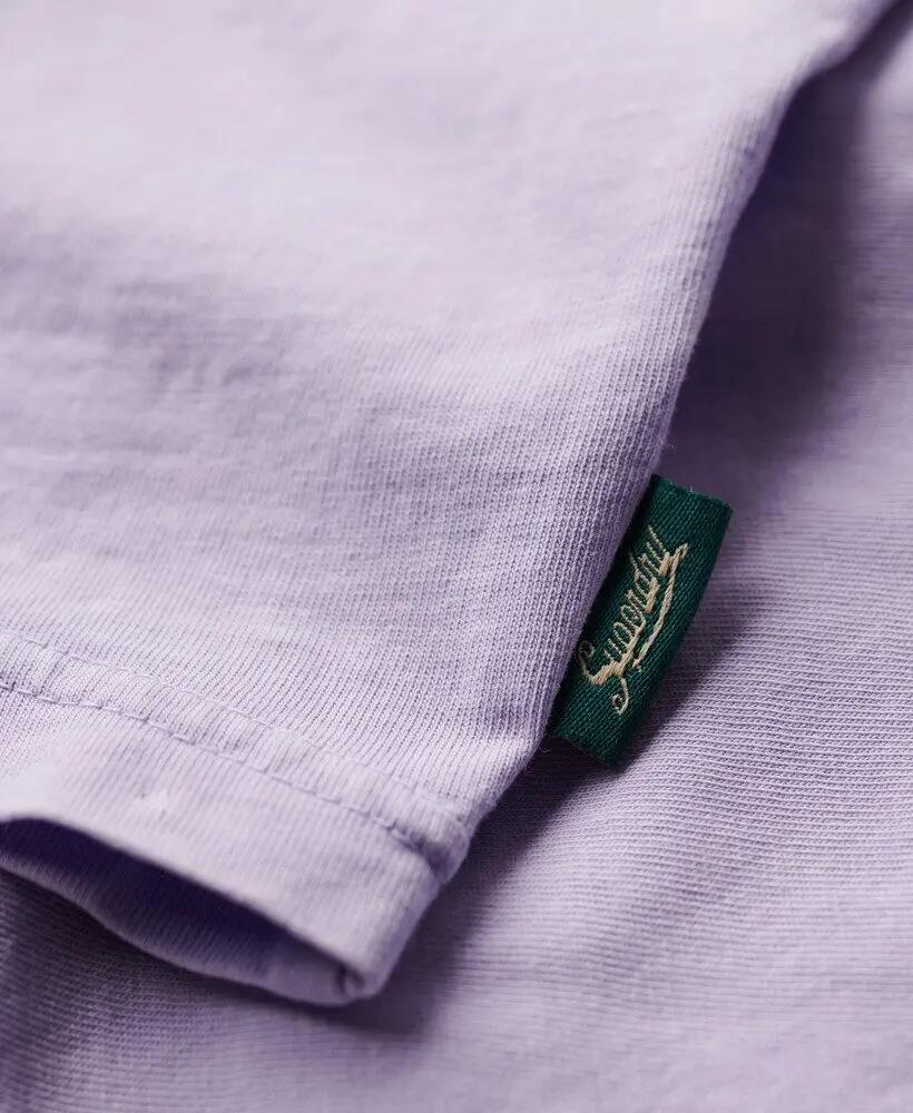 superdry T-shirt Neon Travel Loose en coton – coupe loose – Light Lavender 4/7