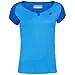 Top - Tennis - Fille - Crop top à manches courtes - Babolat Play - Bleu 3/3
