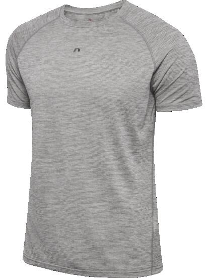hummel T-shirt manches courtes en polyester respirant – GRAY CONTOURS