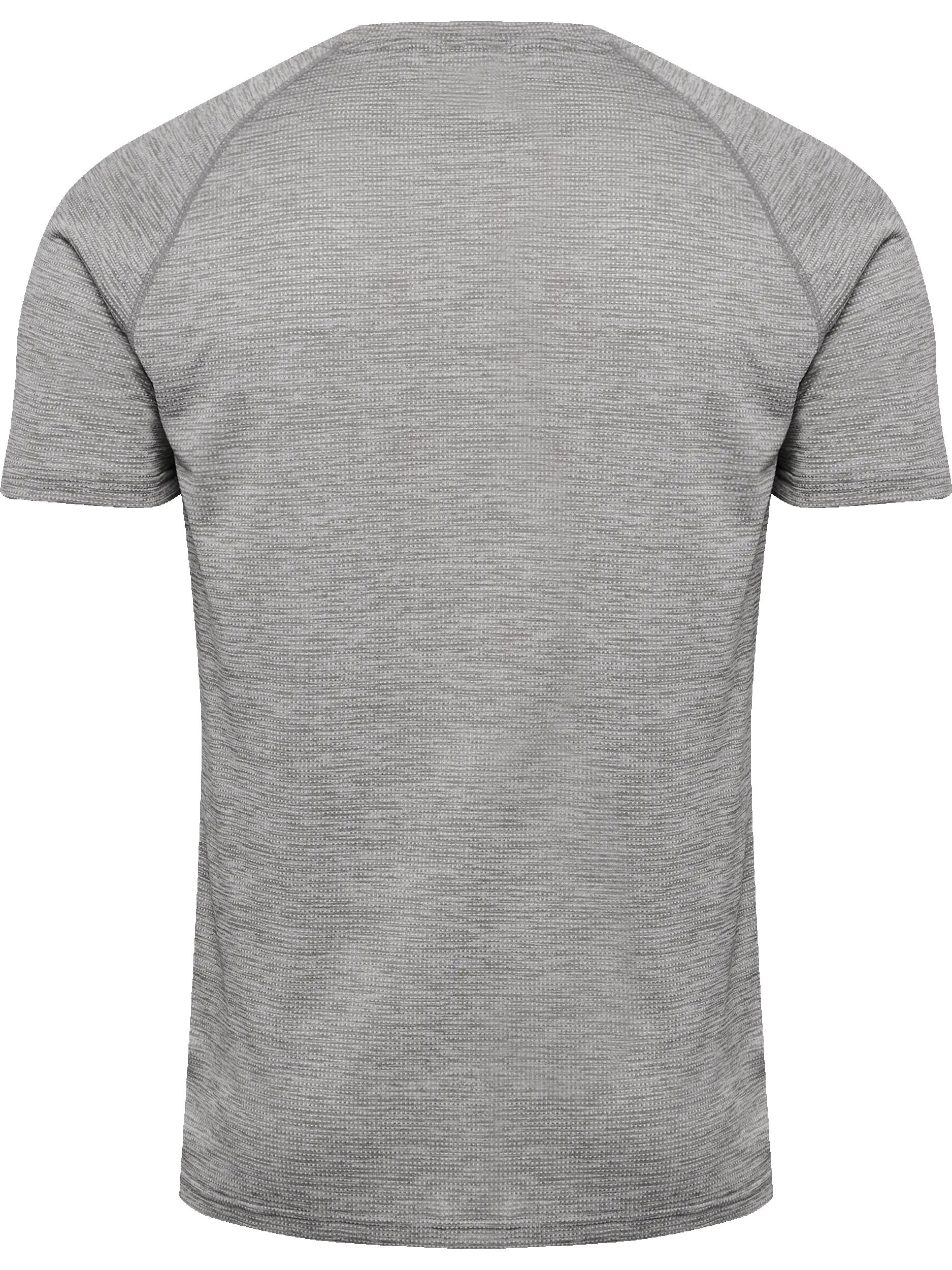 hummel T-shirt manches courtes en polyester respirant – GRAY CONTOURS 2/2