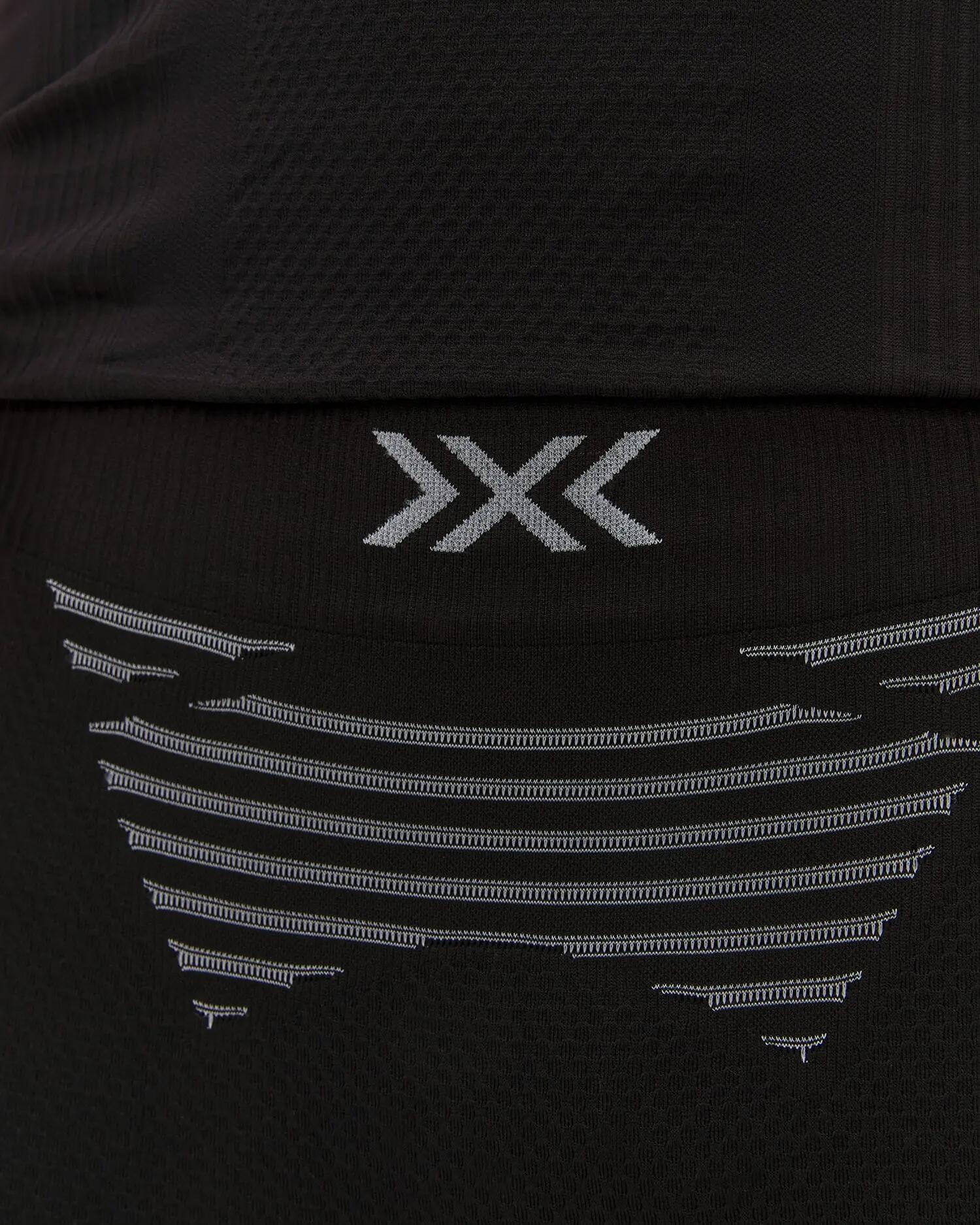 Kalesony męskie X-Bionic INVENT GRAPHICS PANTS 3/4 MEN X BLACK/GREY/LIGHT GREY 5/6