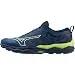 Scarpe - running - uomo - Wave Daichi 8 - blu/verde 3/4