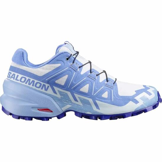Damen - Trail - Schuhe - wasserdicht, griffig, Speedcross 6 - blau-helllila-weiß