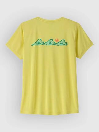 Damen - trail - t-shirt - schnelltrocknend - lemon zest
