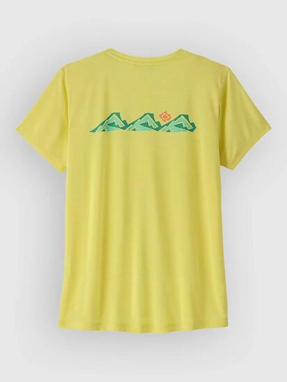 Damen - trail - t-shirt - schnelltrocknend - lemon zest