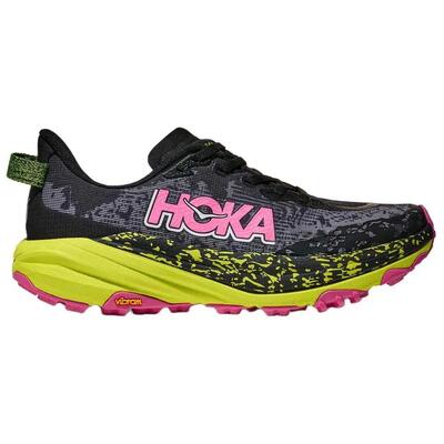 Shoes - trail - women - speedgoat 6 - dempend, stabiel - zwart/lichtgroen roze