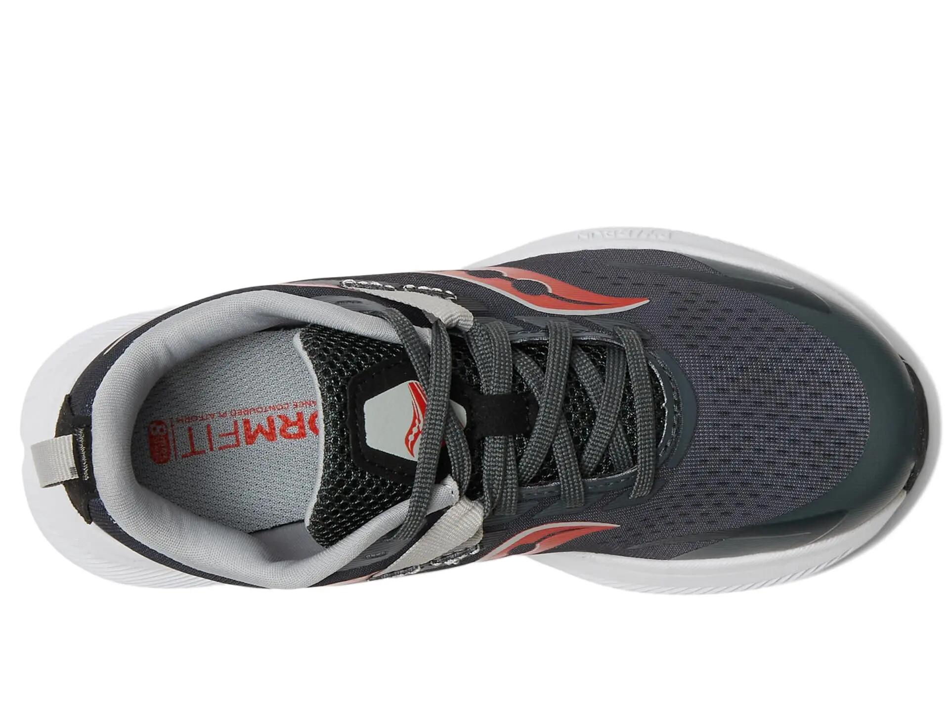 Kids - Running - Schuhe - leichte, atmungsaktive Ride 15 - grau/schwarz/rot 4/4