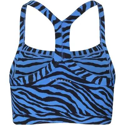 athlecia Larissa V2 Bedruckter Sport-BH aus Polyamid und Elastan – P3910 Blue 2/4