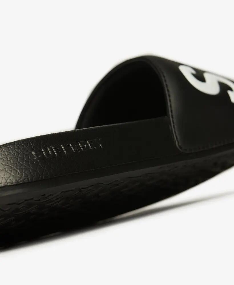 superdry Core Graphic Pool Slide sandale de piscine – BLACK/WHITE 5/5