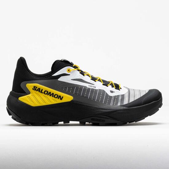 Shoes - Running - Adult - Confort, maintien - Genesis - Blanc/Noir/Jaune
