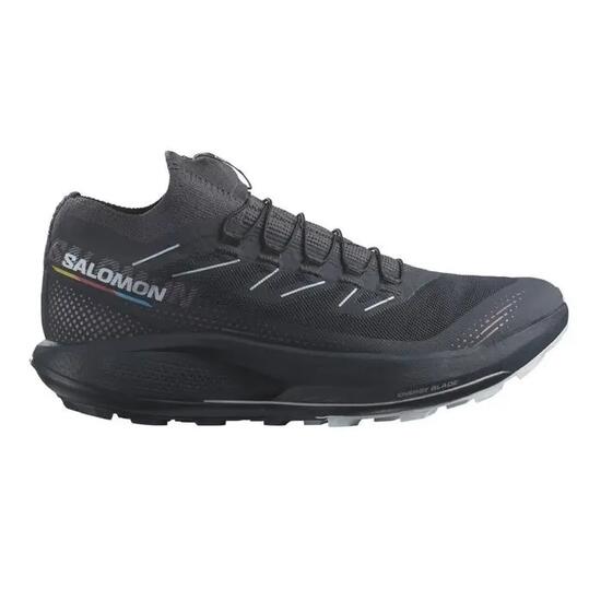 Chaussures - trail - femme - respirantes - pulsar trail 2 pro - noir/gris-vert
