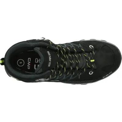 Rigel Mid W WP Boot leer 100% - dames – 37UH Nero-Lime 6/7
