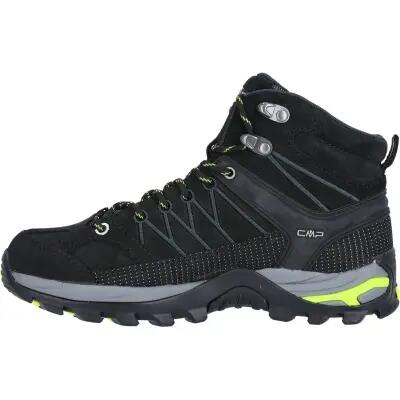 Rigel Mid W WP Boot leer 100% - dames – 37UH Nero-Lime 5/7