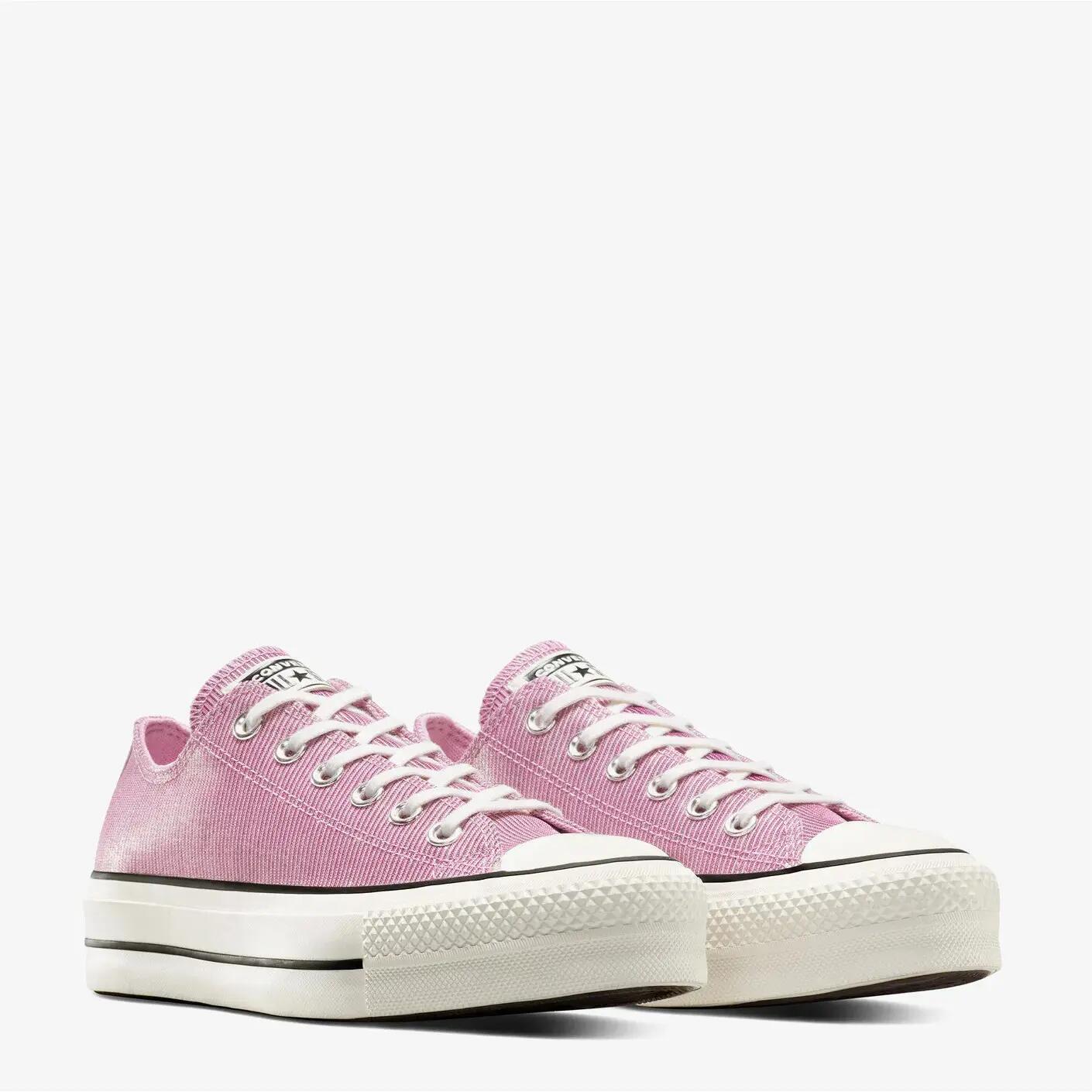 Turnschuhe Converse Chuck Taylor All Star Lift Sparkle, Rosa, Unisex 2/5