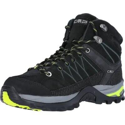 Rigel Mid W WP Boot leer 100% - dames – 37UH Nero-Lime 4/7