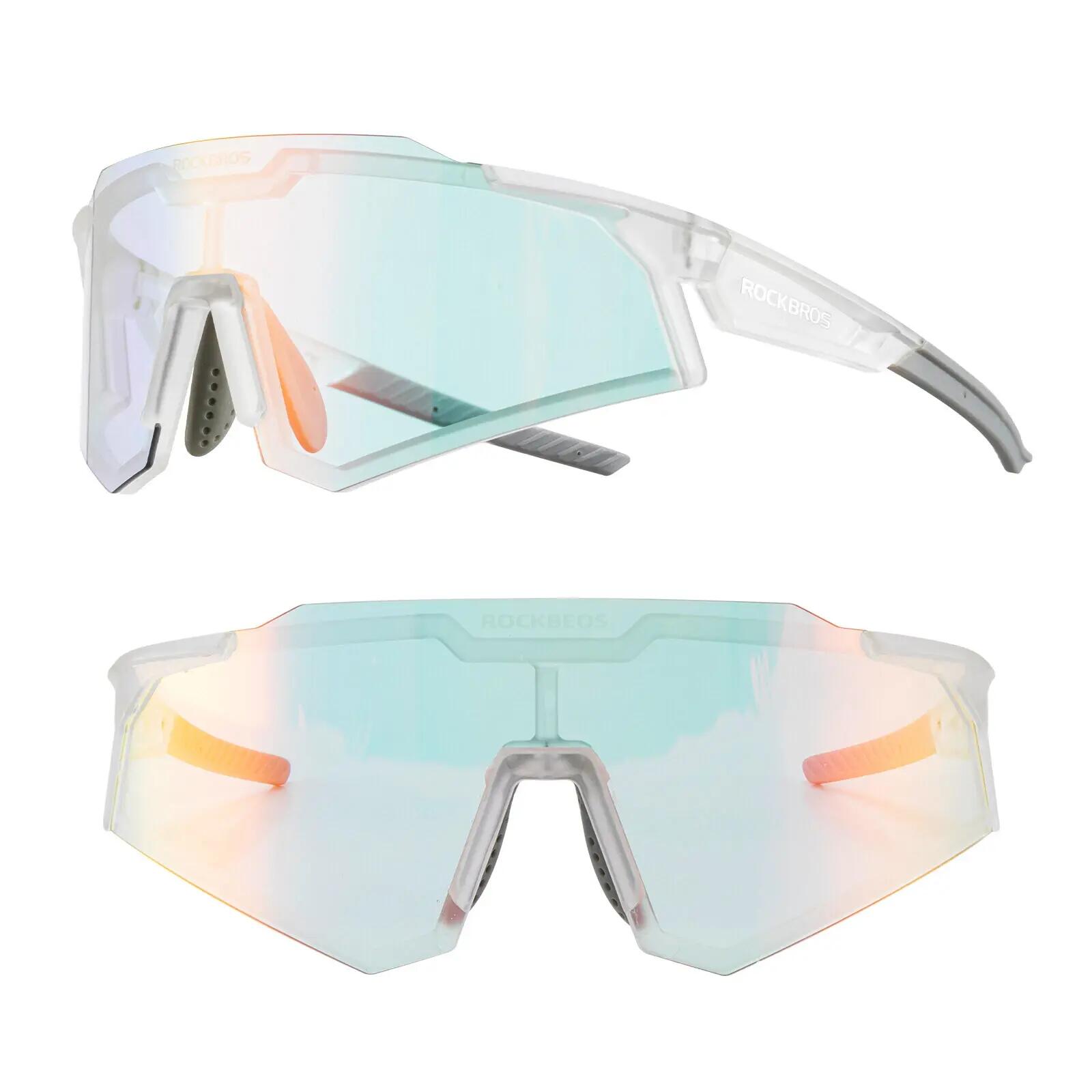 Ochelari ciclism fotocromatici ROCKBROS Transparent-Gri, UV400