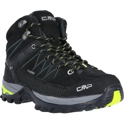 Rigel Mid W WP Boot leer 100% - dames – 37UH Nero-Lime 2/7