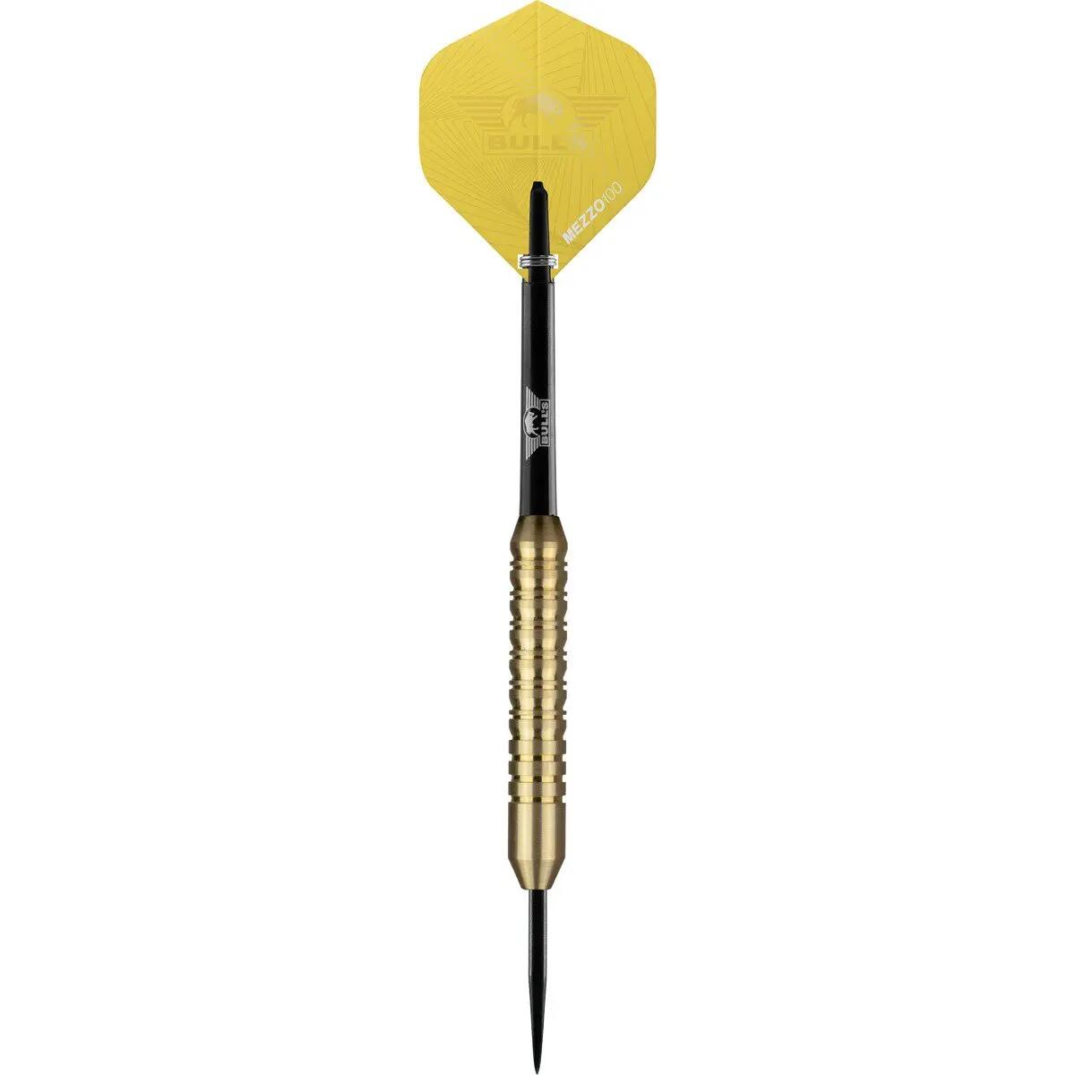 Charge Yellow Brass Dartpijlen 5/5