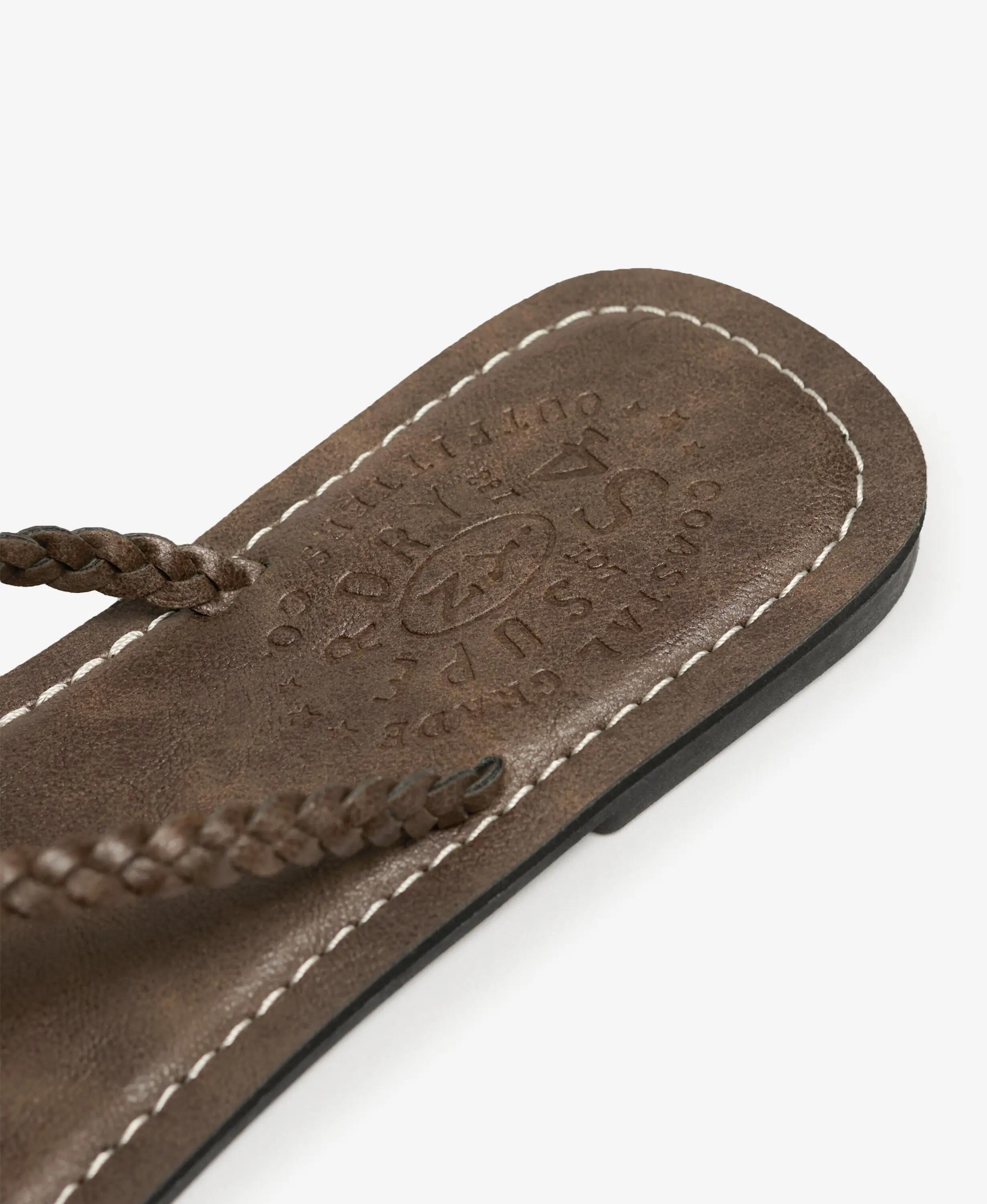 superdry infradito intrecciate in ecopelle – Fudge Brown 7/7