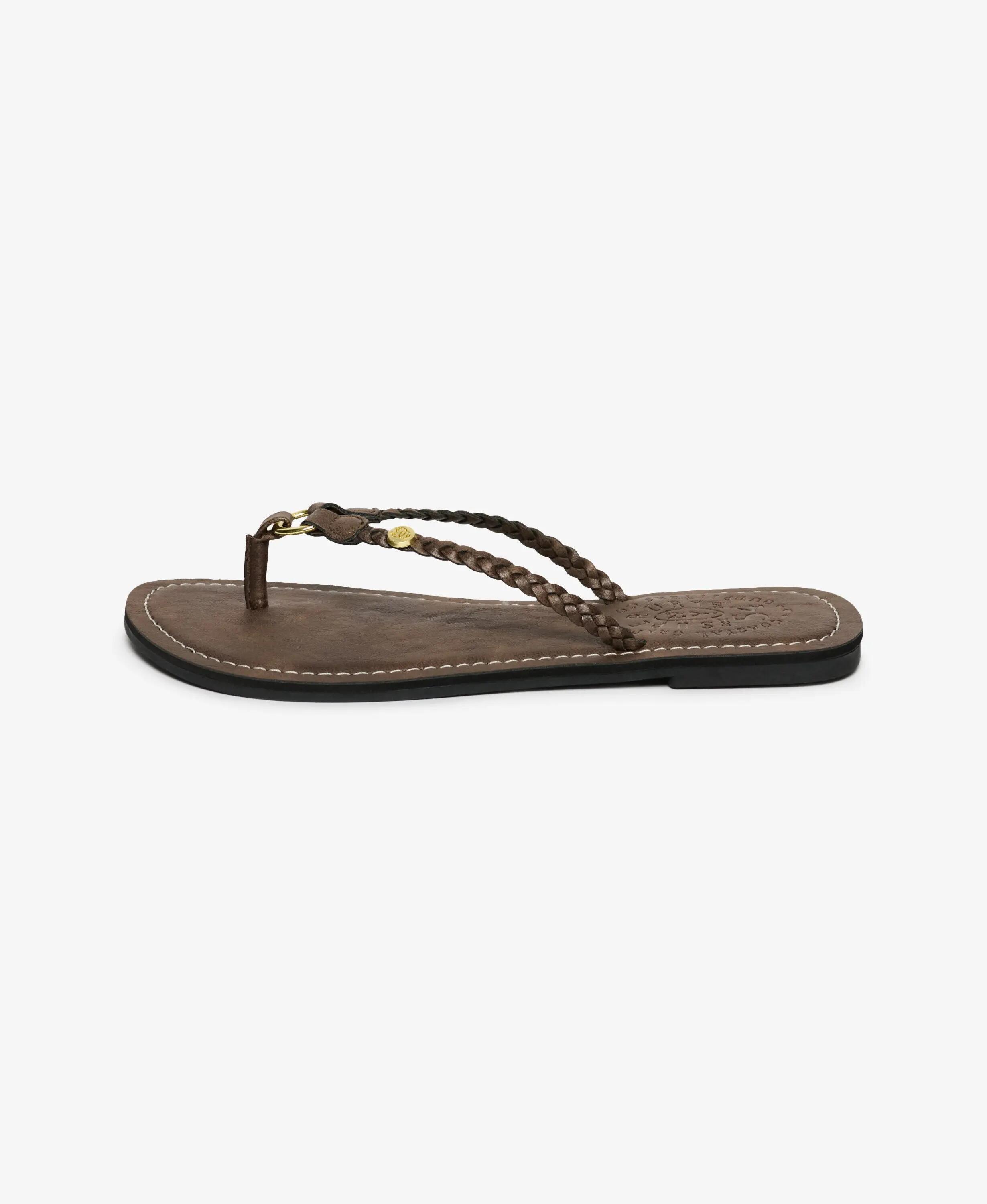 superdry infradito intrecciate in ecopelle – Fudge Brown 5/7