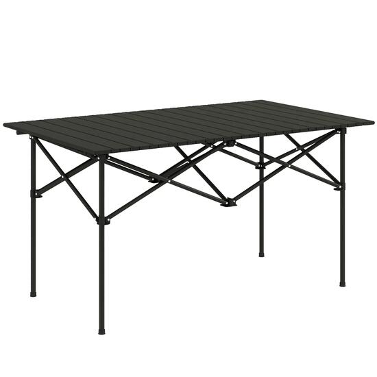 Table pliante de camping - Rectangulaire - Portable - Noir