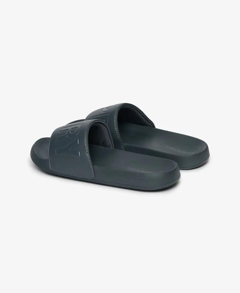 superdry Badeschlappen Code Core Polsterung geformte Sohle – DARK SLATE GREY 3/7